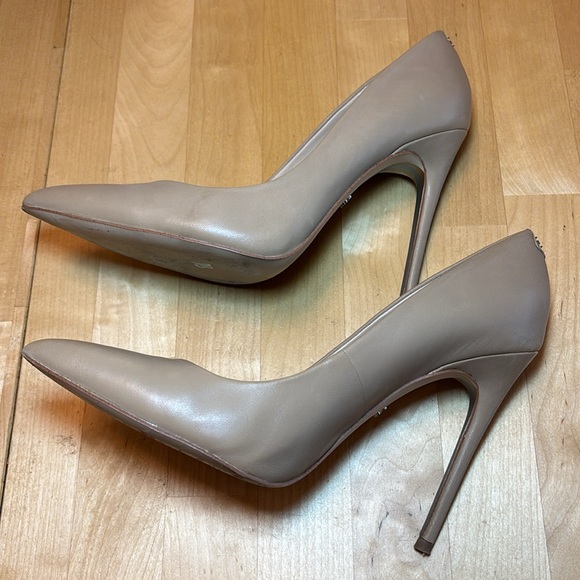 Sam Edelman Danna heels size 9 1/2, great condition, soft beige - Picture 2 of 4